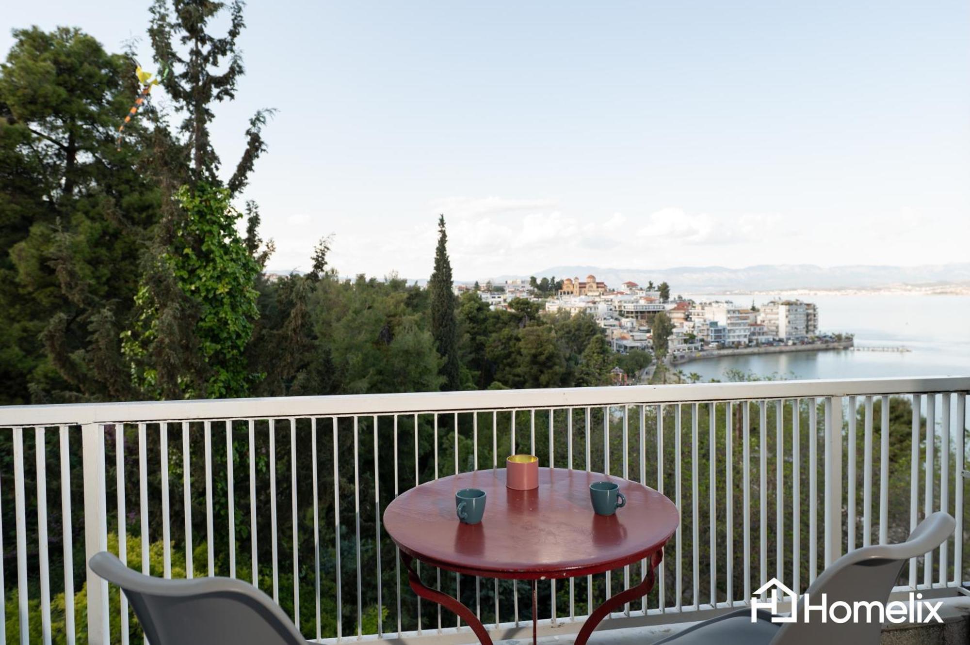 30M² Cosy Studio With Panoramic Sea View Халкида Экстерьер фото